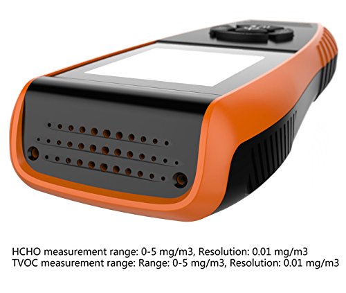 Temtop H3 Air Quality Detector Professional HCHO TVOC Real Time Monitor Audio Alarm TFT Color Screen Rechargeable