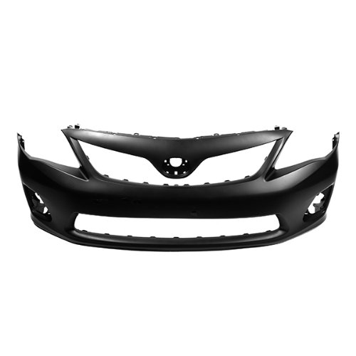 CarPartsDepot Primed Plastic Front Bumper Replacement New w/o Spoiler Hole 352-442176-10-PM TO1000372 5211903901