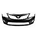 CarPartsDepot, Primed Plastic Front Bumper Replacement New w/o Spoiler Hole, 352-442176-10-PM TO1000372 5211903901