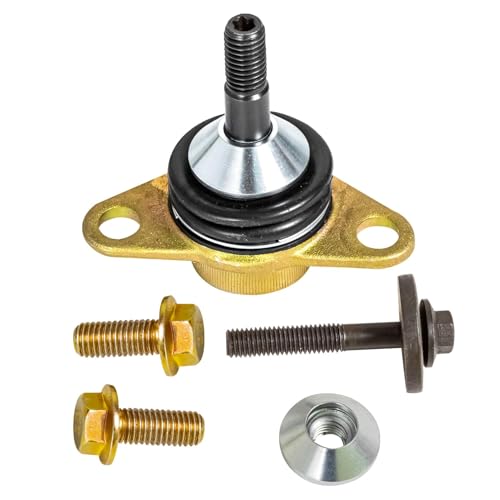 Image of Detroit Axle - Front Control Arms Kit for 2001-2007 Volvo S60 V70, 2 Lower Control Arms, 2 Lower Ball Joints, 2002 2003 2004 2005 2006 Replacement
