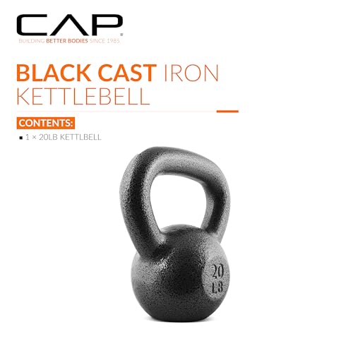 Image of CAP Barbell Cast Iron Kettlebell - Singles and Sets, Multiple Weight Choices