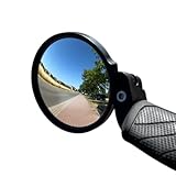 mnGreenX® - 2 Fahrradspiegel Links und Rechts, Konvex, HD 360° Drehbar & Klappbar Fahrrad Rückspiegel, Universal für Lenker 17-22 mm, Weitwinkel für Fahrrad, Mountainbike, Rennräder