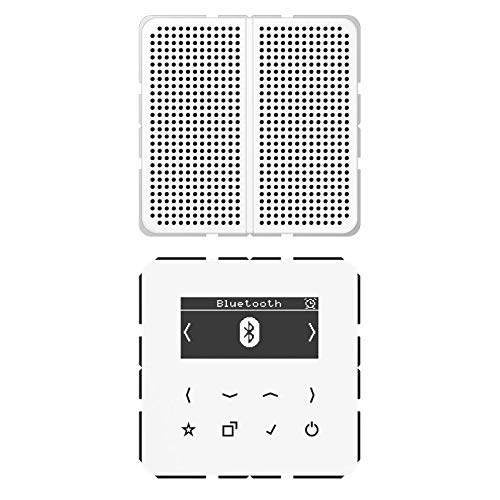 Radio DAB+ Jung pour votre cuisine connectée en Bluetooth blanc alpin