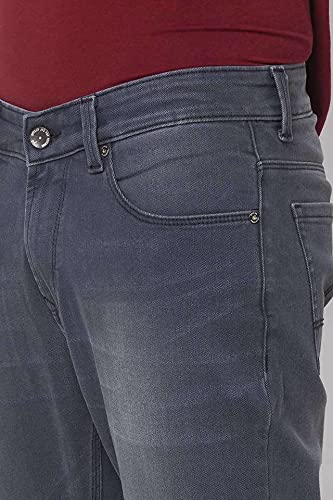 Image of Spykar Dark Tone Cotton Super Skinny Fit Mens Jeans (S211113-FSADWH-P)