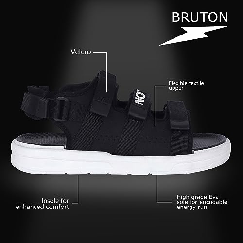 Image of BRUTON Men's Thong Sandals | Casual Open Toe Sandals for Men | Comfortable Daily Wear Footwear | Lightweight Summer Sandals