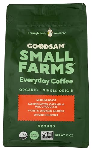 GoodSam Colombian Organic Coffee Beans 12oz