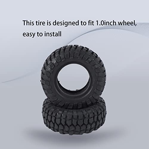 Borimend 4PCS 48mm 1.0 Soft Tires Tyre for 1/24 RC Crawler Car Axial SCX24 90081 AXI00002 Upgrade Parts - Image 3