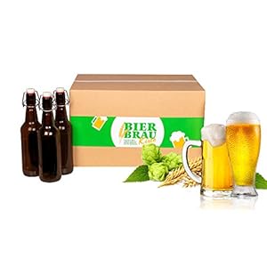 Braupartner Beer Brewing Set | Beer Brewing Box Bottle Version Light | For Brewing Beer Yourself | With Real Raw Materials | Gift for Men and Women