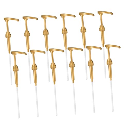 NAMOARLY 12pcs Syrup Dispenser Pumps for Syrup Bottles Condiment Pump Dispenser