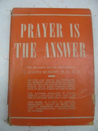 Prayer is the answer B0007F45CM Book Cover
