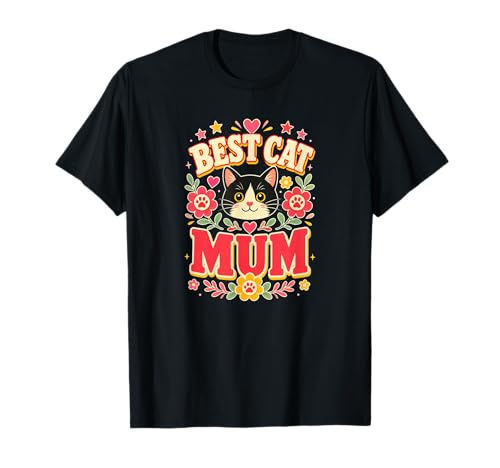 La Mejor Madre de Gatos y Mascotas Camiseta