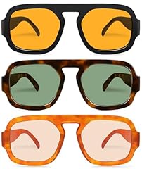 3pack (Black/Orange+tortoise/G15+tortoise/Light Brown)