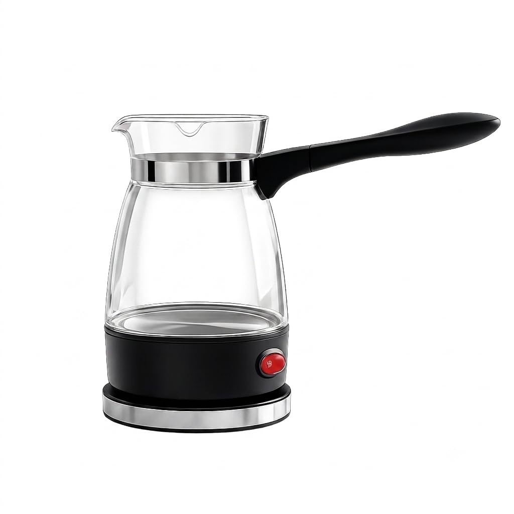 Electric Glass Kettle with Ergonomic Handle | Heat Resistant Borosilicate Glass | Fast Heating | One-Touch Switch | Easy Pour Spout | Portable Electric Coffee & Tea Maker for Home & Office-image-38
