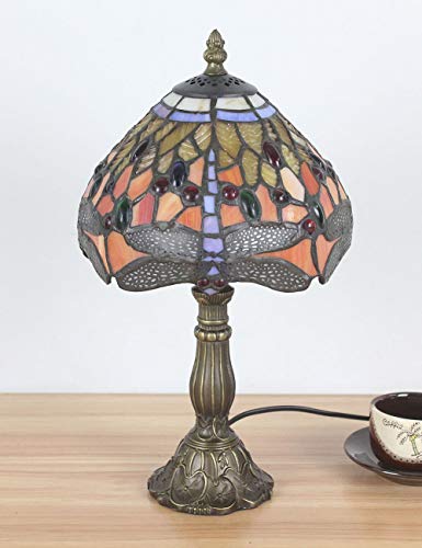 Lampe de table verre teinté libellule pour éliminer la lumière agressive - 2