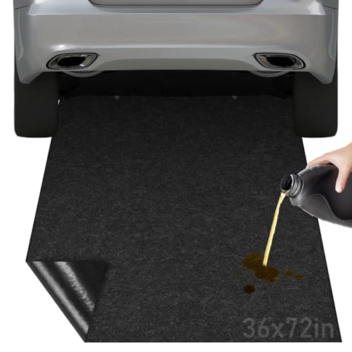 Tapis anti-déversement d'huile avec envers imperméable bloquant les fuites de voiture