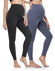 Yoga Pants: Black&morandi Grey