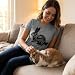 Mama Bunny Easter T-Shirt – Cute Bunny Graphic Tee for Moms – Funny Spring Holiday Shirt – Soft Cotton Easter Outfit for Women - Grey L