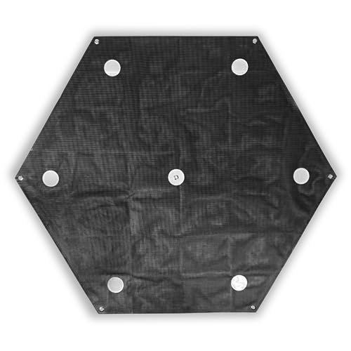 Cible aérienne LIDAR Sky High Bull's-Eye GCP XL 121cm rétro-réfléchissante lot de 6