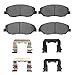 Dynamic Friction Company 5000 Advanced Brake Pads - Ceramic and Hardware Kit