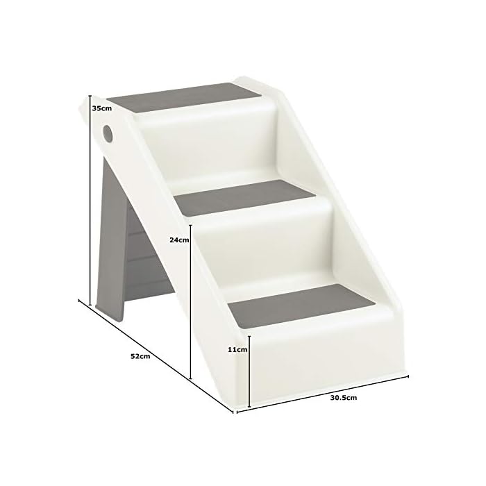 Me and My Pets Grey Folding Pet Stairs - Image 6