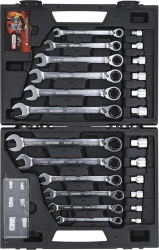 Ks Tools Gearplus Ringstop Set Chiavi A Cricco Combinate - 2