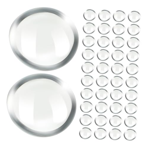 Gogogmee 200pcs Glass Flat Beads Craft Gravel Fish Tank Decor Glass Beads Fish Tank Stone Fish Tank Glass Decor Glass Gravel Bead Stones Gardening Decor Clear Bead Rocks Transparent