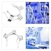 Ipetboom 4pcs Stainless Steel Laboratory Clamps for Glass Ground Joints, Metal Keck Clamps Lab Accessory for Research and Industrial Test Tubes