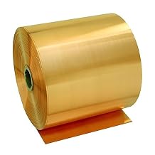 Brass Sheet Roll, Metal Foil Plate 0.05mm 0.1mm 0.2mm 0.3mm 0.5mm 1mm Thickness.
