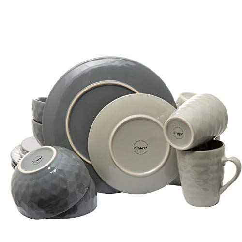 Elama Tahitian Pearl Stoneware Dinnerware Set #TOP25