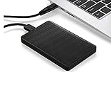 EasyULT Caja Externo para Disco Duro de 2 5 con Cable USB 3 0 Externo Carcasa para Disco Duro Soporte UASP SATA III HDD SSD de 2 5 -Negro