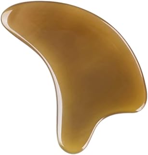 SUPVOX 1Pc Ferramenta De Massagem Facial Massageador De Rosto Pescoço Chifre De Búfalo Tábua De Raspagem Ferramenta De Beleza Ferramentas De Raspagem Muscular Raspador De Placa Guiasha