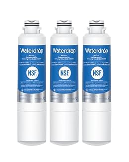 Waterdrop Refrigerator Water Filter, Replacement for Samsung HAF-CIN/EXP, DA29-00020B, DA97-08006A, RF263BEAESR, RF28HMEDBSR, RF263TEAESG, RF4287HARS, 3 Filters