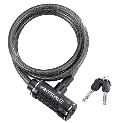 Kryptonite Parkview Bike Lock Cable, 6ft. x 12mm Braided Steel Cable Anti-Theft Security Bicycle...