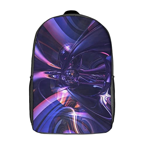 Sac à dos imprimé en 3D grand format 17" résistant pour fille et garçon