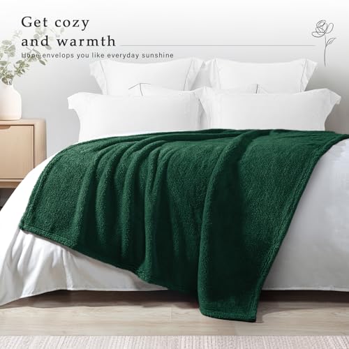Exclusivo Mezcla Soft Fleece Throw Blanket for Sofa Super Soft Velvet Plush Blanket for Bed Fuzzy Cozy and Warm for All Seasons 127x152 CM - Image 2