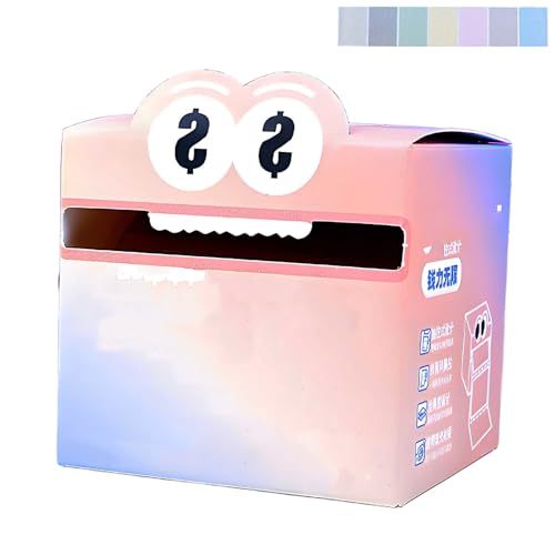 かわいいモンスターパターンスティッキーノート、105シート/ロールパステルプルアウトメモパッド、パールセントクリエイティブな多目的自己接着 Pink 2