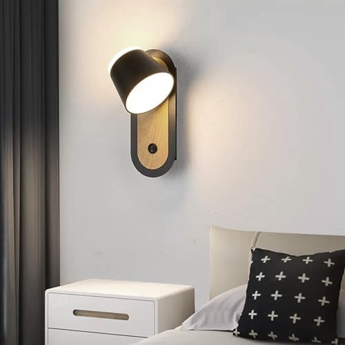 Luz de pared LED con interruptor integrado para iluminar pasillos oscuros eficazmente 7