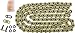 RK GB520EXW Ultra High Performance ATV XW-Ring Gold Motorcycle Chain - 100 Link
