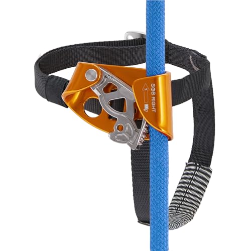 RESQT Foot Ascender, Riser Rock Climbing Mountaineering Tree Arborist, Equipment Climbing Device for 8-13mm Rope