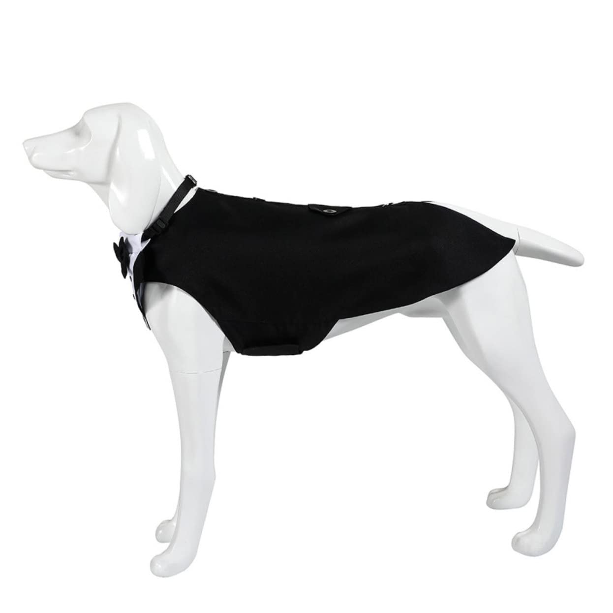 Toddmomy Abbigliamento Per Cani Tuta e Bandana Camicia Fiocco Outfit Elegante Per Cani Collare e Tuta Per Animali Domestici Per Matrimoni e Feste