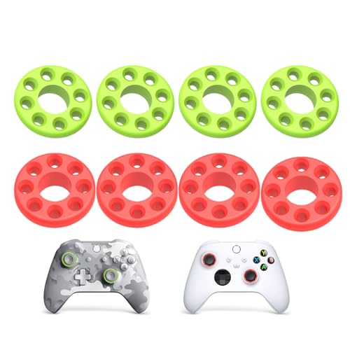 Wuryuema Silicone Precision Rings,Aim Assist Motion Control Compatible with Xbox One,Xbox Series X/S,Xbox 360,Playstation 4 ( PS4 ),PS5,SteelSeries Joystick Restrictor Rings, Controllers Accessories