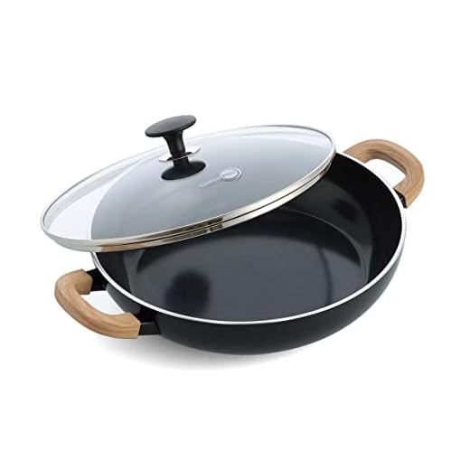 GreenPan SmartShape Healthy Ceramic Nonstick 11” Everyday Pan with Lid, PFAS-Free, Dishwasher Safe, Light Wood