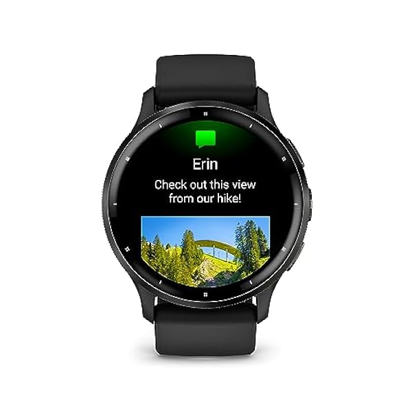 Garmin Venu 3, Smartwatch AMOLED 1,4", Cassa 45mm, Microfono e Speaker, Musica, Garmin Pay, 30 App sport, GPS, Cardio, SpO2 , Autonomia 14 giorni (Black & Slate)