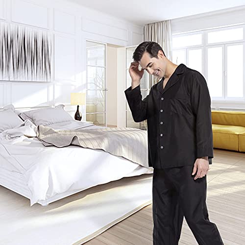 COLD POSH Men's Long Sleeve Pajamas Set 2PC Soft Sleepwear4