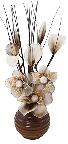 Flourish-Vaso con fiori artificiali, colore