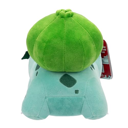 Image of Pokemon Bulbasaur Plush with Holly - 8-Inch Holiday Bulbasaur Plush with Unique Accessory