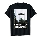 Alien UFO Hunter Shirt I Want To Believe T-Shirt