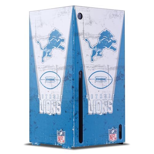 Habillage Xbox Series X NFL Detroit Lions au design officiel de votre equipe