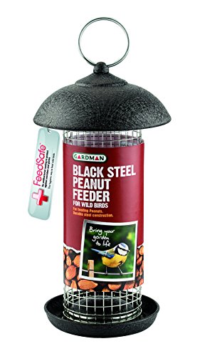 Preisvergleich Produktbild Gardman Futterbehälter für Erdnüsse Stahl schwarz