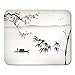 Produktbild Mauspads Japan Japanisch Chinesisch Chinesische Landschaftsmalerei Fluss Traditionelles Asien Bambus Mauspad für Notebooks, Desktop-Computer Matten Büromaterial